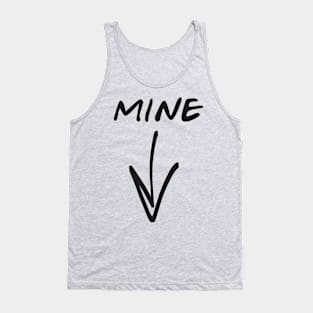 My Body My Choice Mine with Arrow Design Tank Top